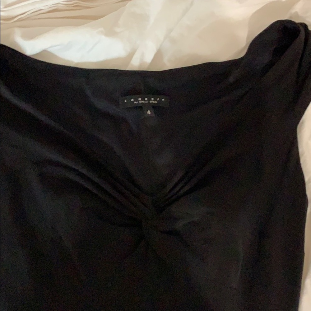 L A U N D R Y dress -- black and comfy